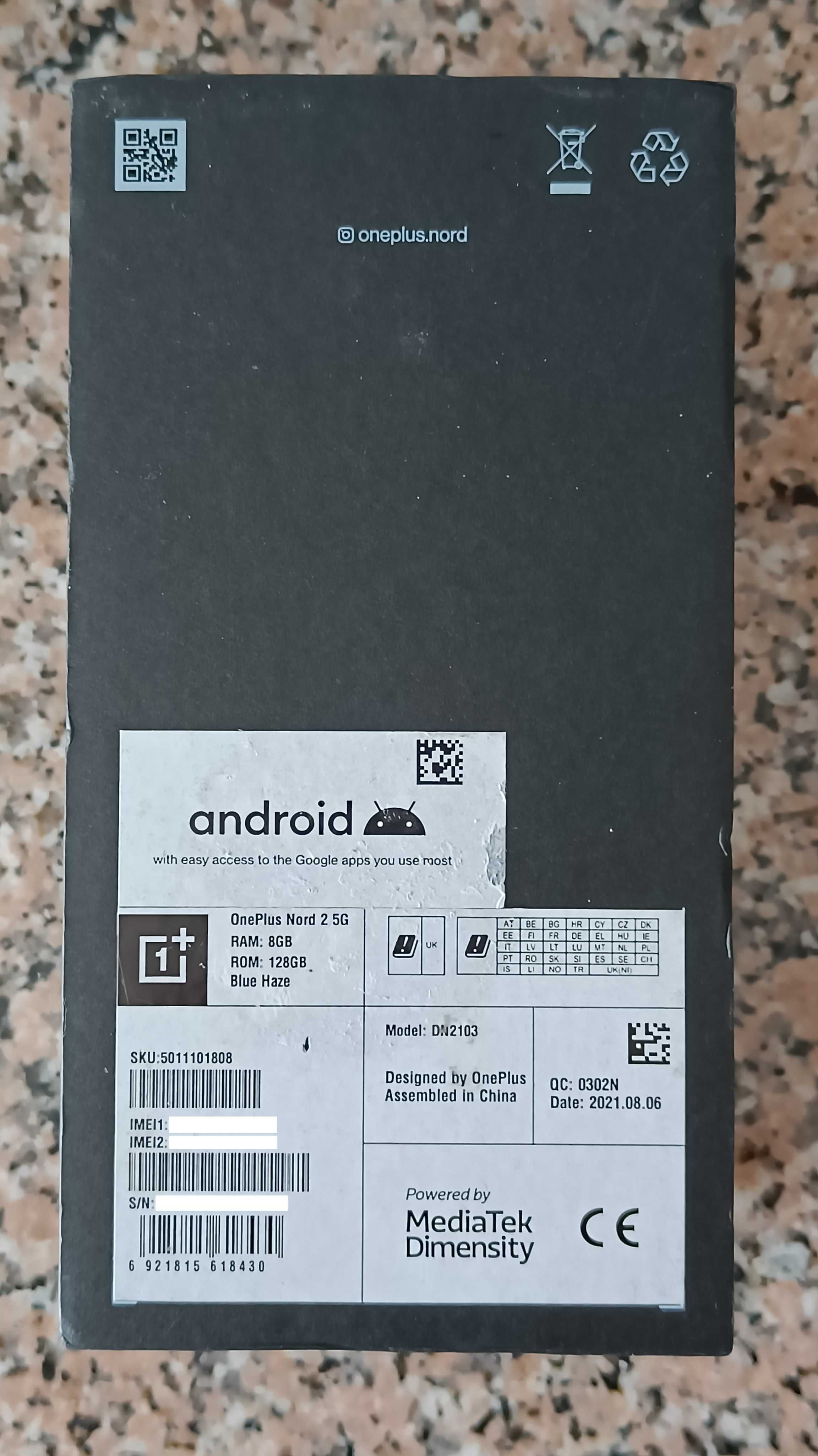 Smartphone OnePlus Nord 2 5G 128GB