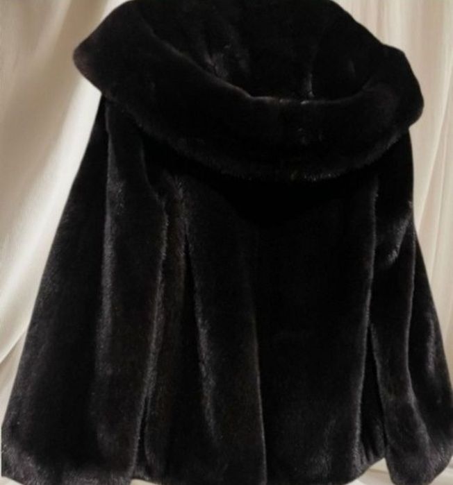 Blackglama норковая шуба Греция с капюшоном