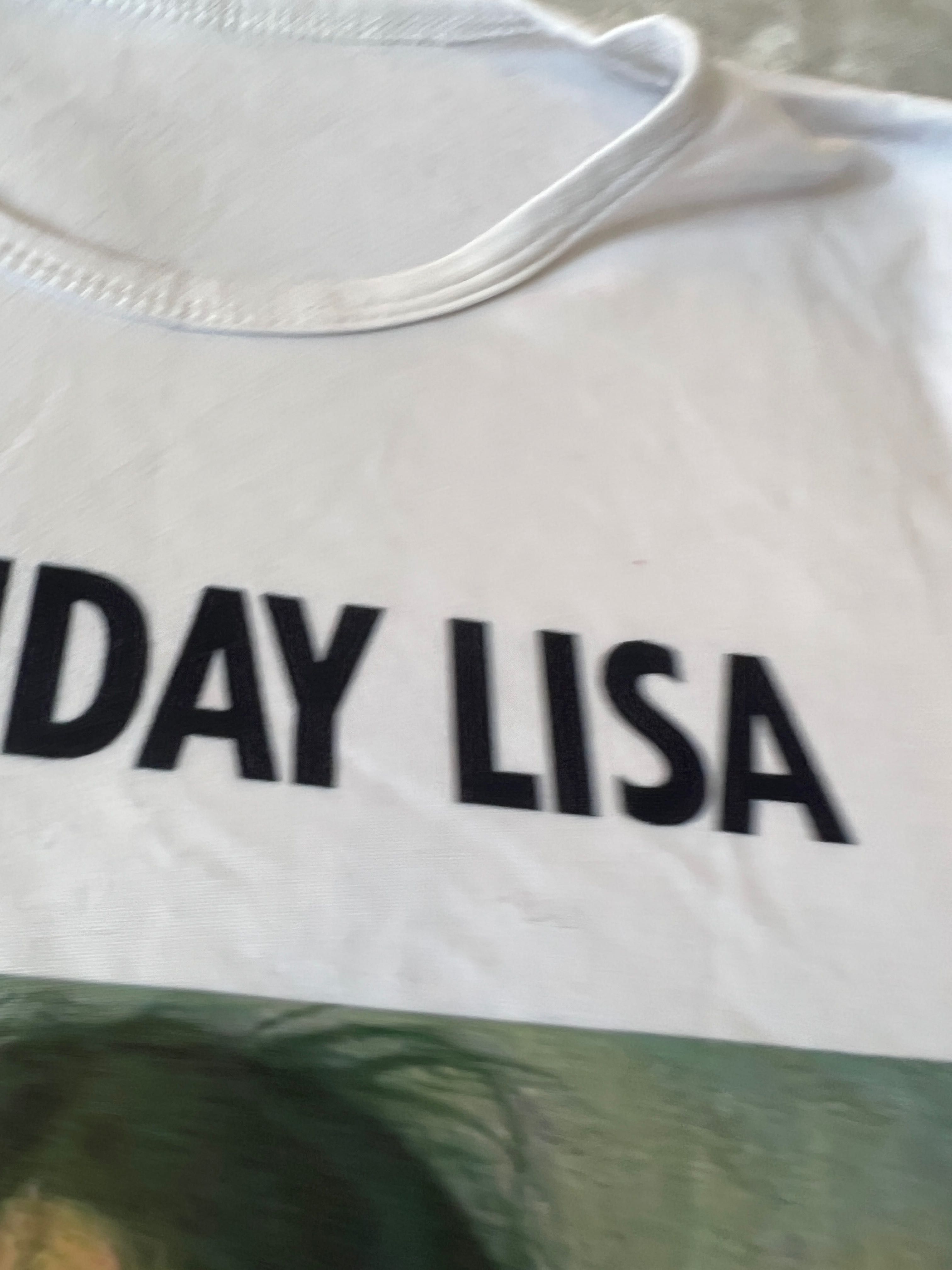 T-shirt / koszulka / bluzka z krótkim rękawem biała | Monday Lisa