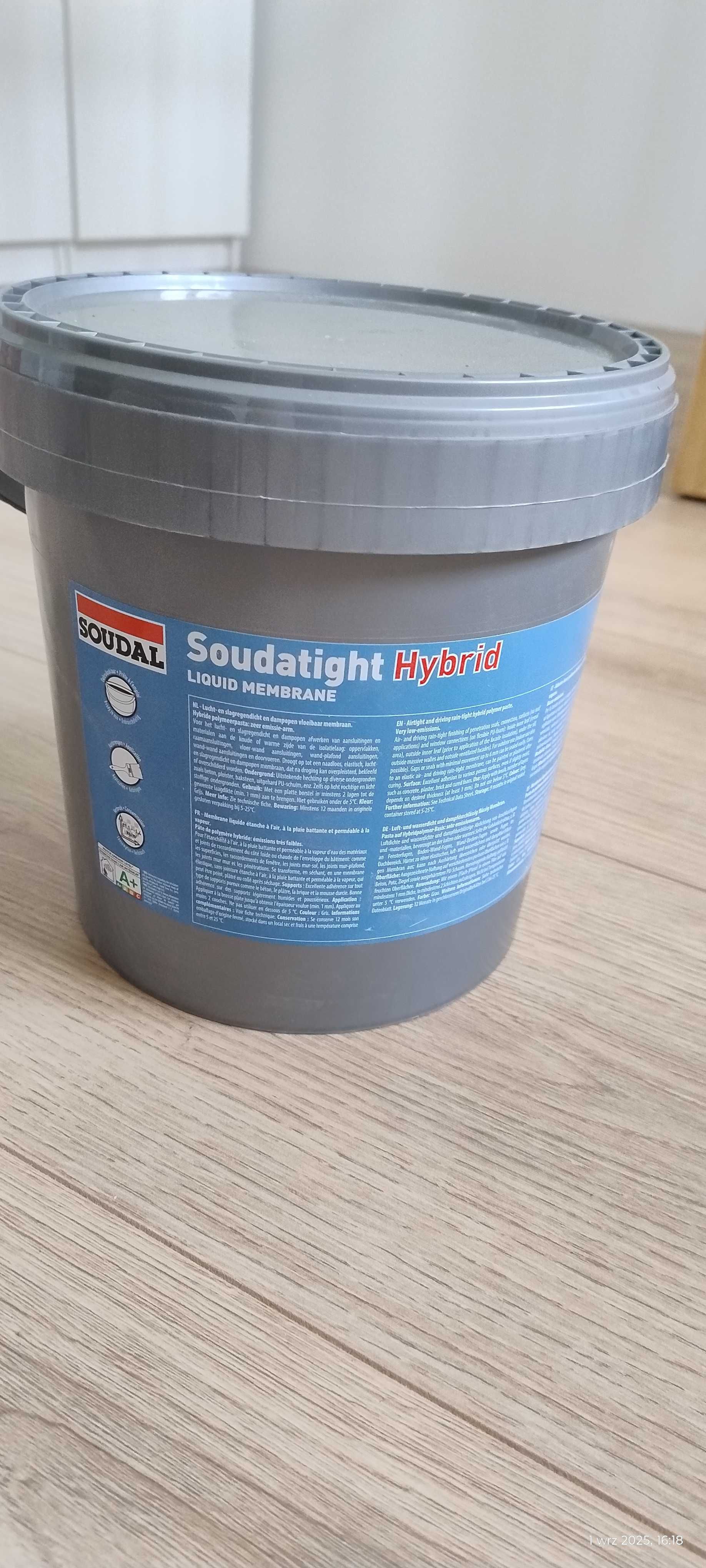 Membrana soudal  Soudatight Hybrid zewnątrz outside 6 kg