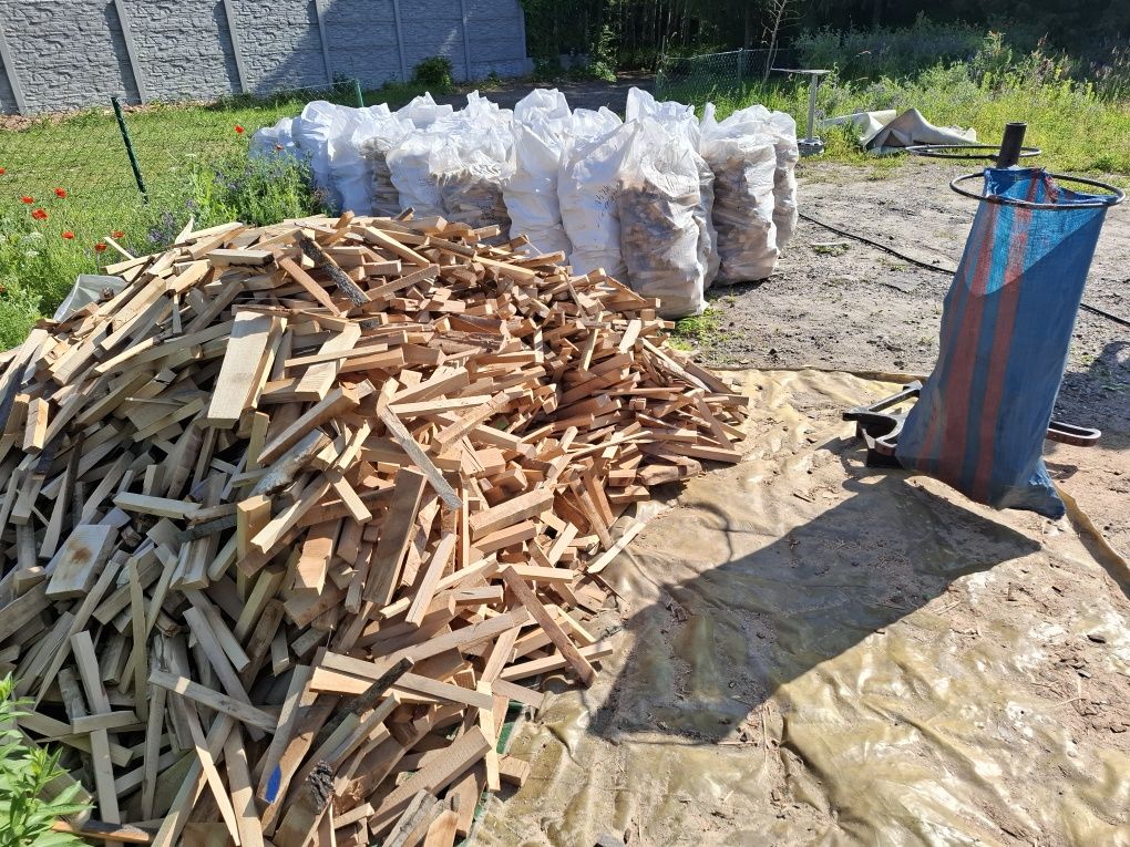 Drewno opałowe bukowe buk w workach