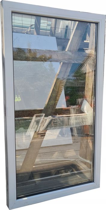 OKNA KacprzaK Witryna 76x132 FIX Używany PCV Lider