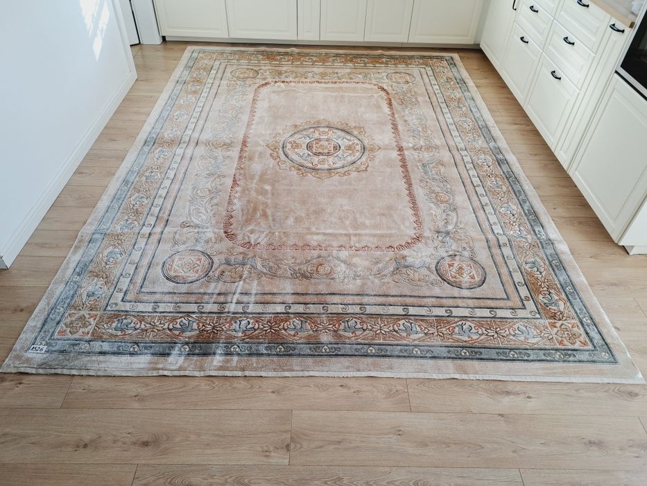 Przepiękny jedwabny Chiński ręcznie tkany dywan 247x337 nr 1526