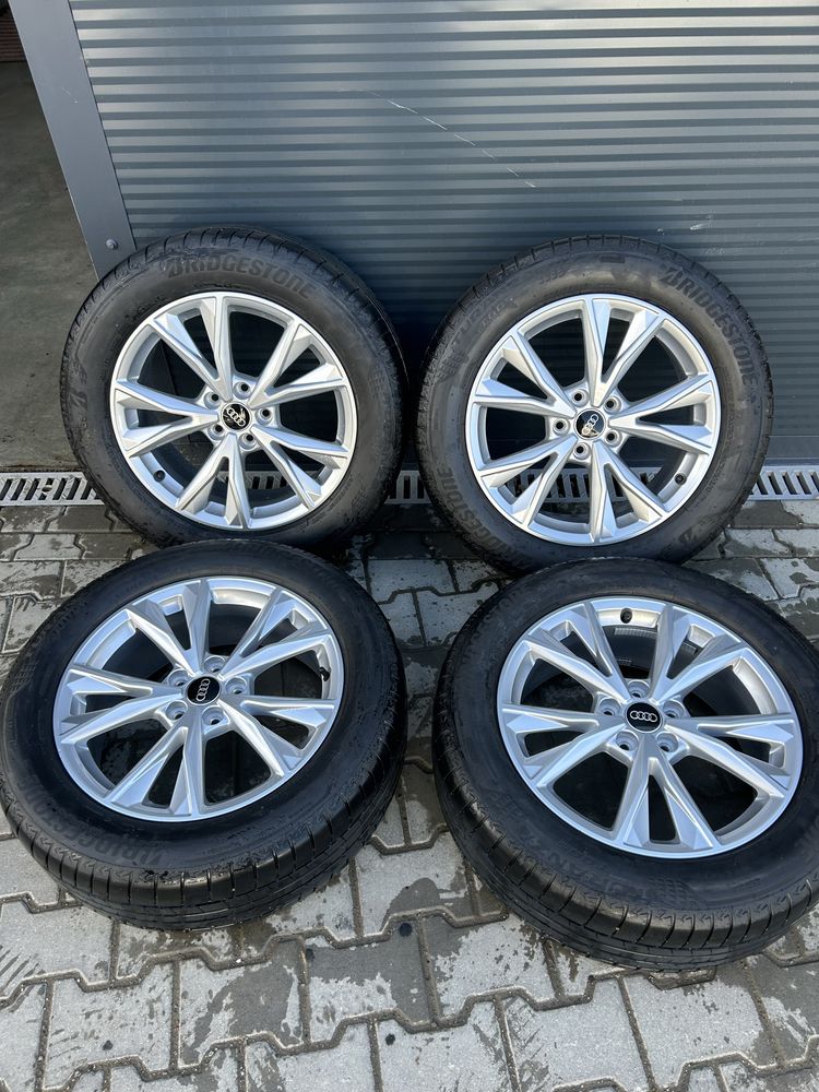 Диски R18 5/112 Audi original гума 235/55 bridgestone