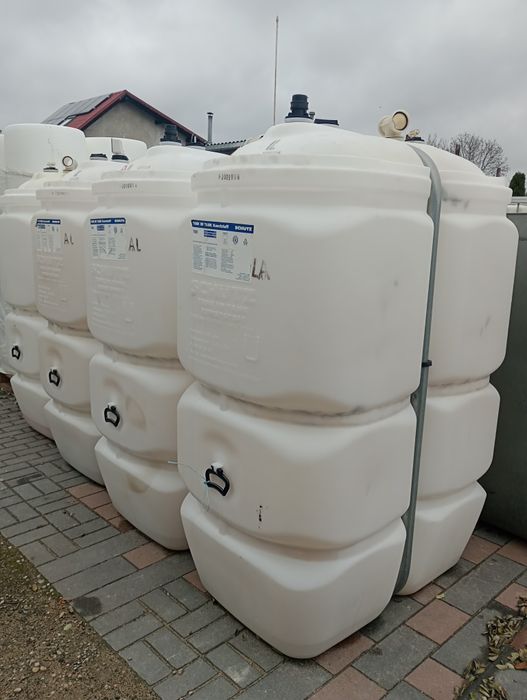 Zbiornik dwupłaszczowy na olej opałowy 1000l Schutz atest Transport
