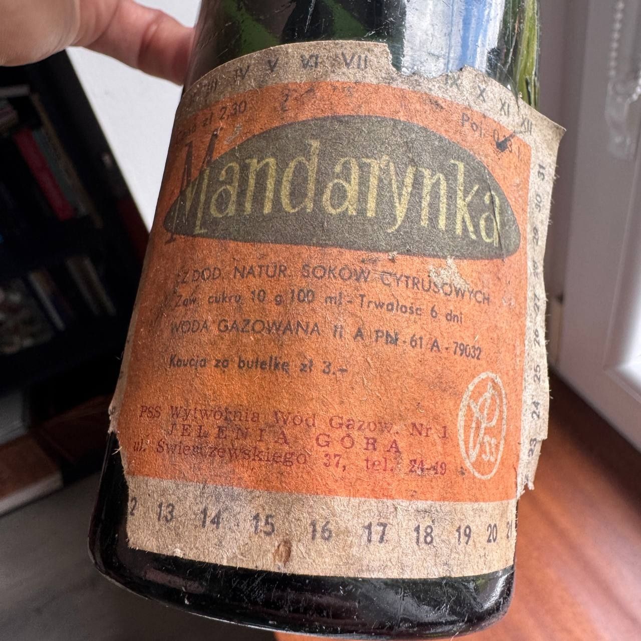 Stara Butelka przedwojenna Löwenberg/ Lwówek Śląski
