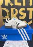 Biały\AdidasSamba*airDamskieAutentyk KwitUnisexTrampki 42.5