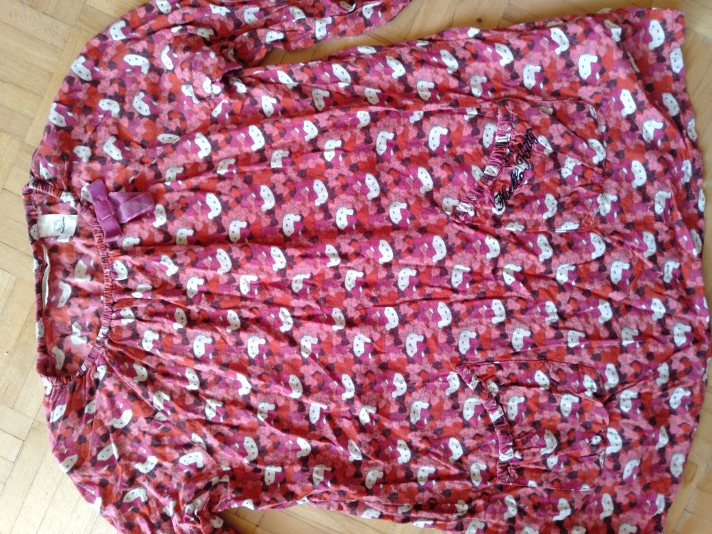 Hello Kitty 128 bluzka tunika H&M