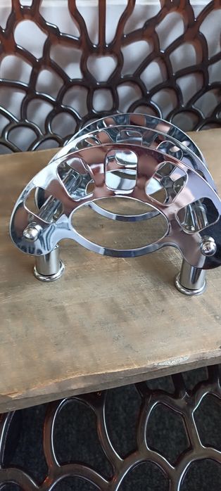 Тримач зубних щіток і пасти хромована латунь