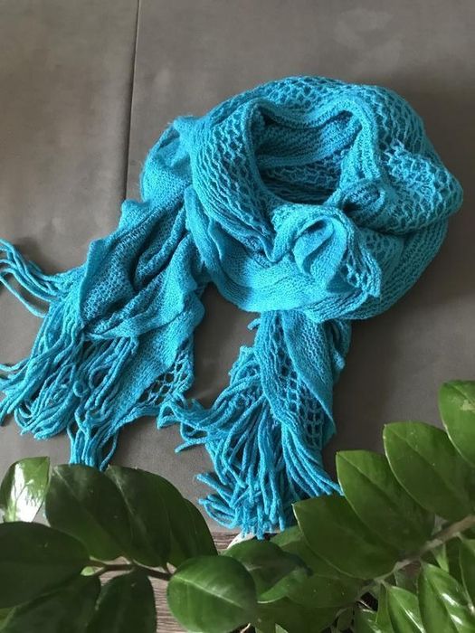 Теплий жіночий Шарф marks & spencer | бірюзовий