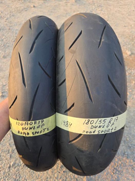 Мото шина 120/70 R17 180/55 R17 Dunlop Sportmax Roadsport 2 2023 року