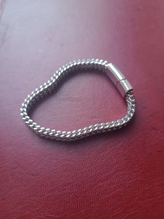 Плетёный двухрядный браслет.