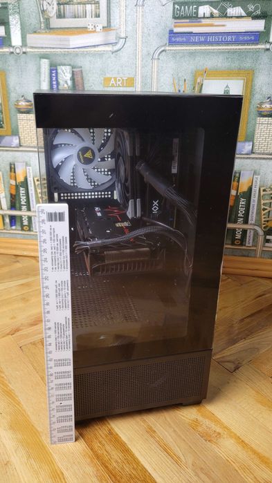 Потужний міні ПК (Ryzen 5 5500 6 ядер 12 п., 16Gb ОЗУ, RX6600 6Gb)