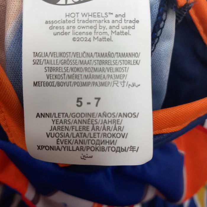 Strój pilota Hot Wheels Race Team Kostium Ciao 5-7 lat przebranie 253