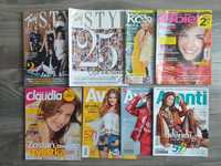 Zestaw 8 gazet dla kobiet Twój Styl, Claudia, Avanti, Świat Kobiet