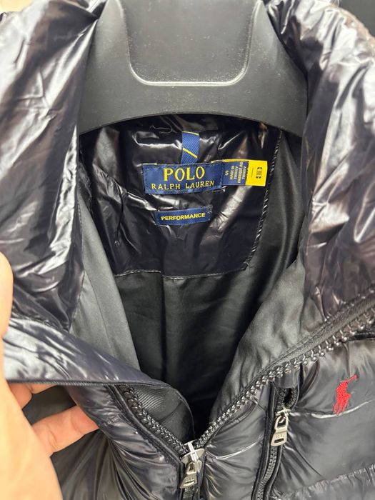 Чоловіча куртка  пуховик  зимовий Polo Ralph Lauren матовий глянцевий