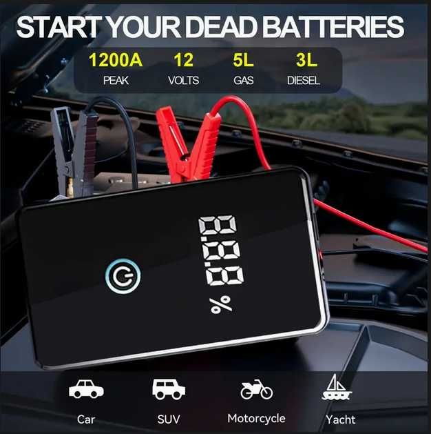 Пусковий пристрій JUMP STARTER 1200A