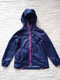 Kurtka przeciwdeszczowa dla dziewczynki 140 cm Quechua rain jacket
