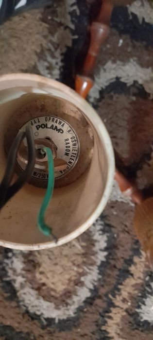 Żyrandol lata 70-te polamp radom