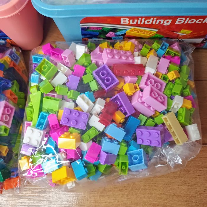 Блоки Лего Lego 1000 шт,500шт,в боксе, конструктор лего