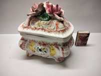 Szkatuła, bomboniera Bassano włoska porcelana -Tanio