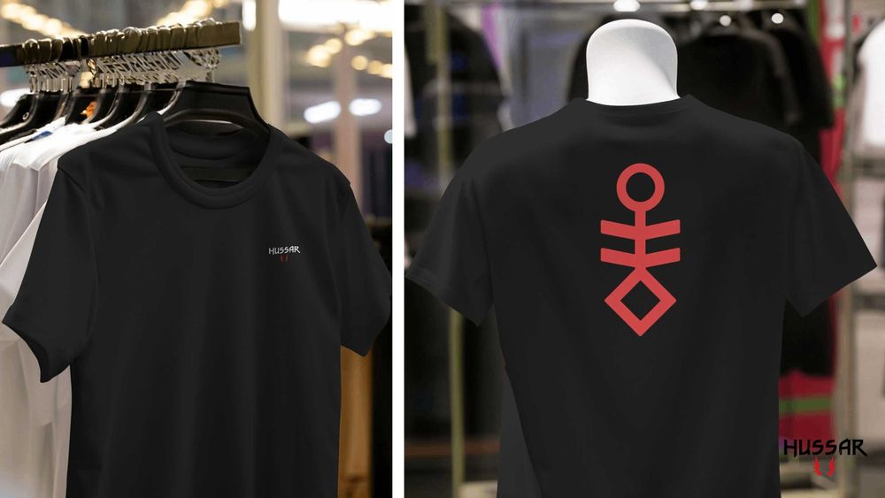 Koszulka HUSSAR – nordycki symbol | bawełna 100% | promocja 3+1 gratis