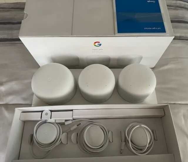 Google Nest WiFi H2D AC2200 Router и 2шт AC1200 Wifi точки (3шт)