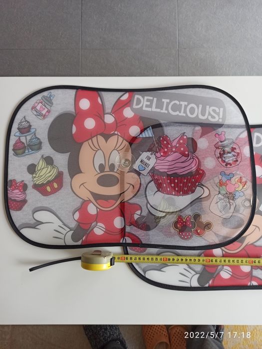 Mata osłona przeciwsłoneczna 2 szt.  b.duża 60*40cm jak nowa; 1/3 ceny