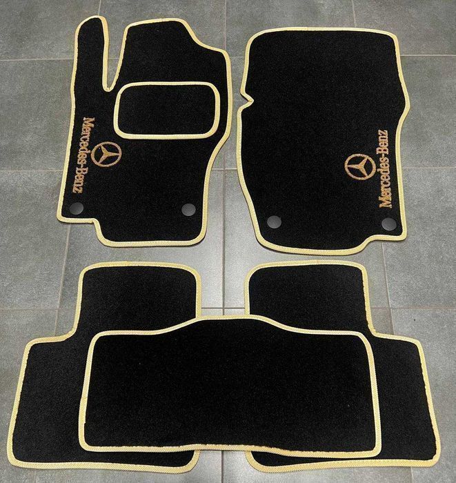 Ворсові коврики в салон для Mercedes ML 163/ML 164/W222/W211/W210