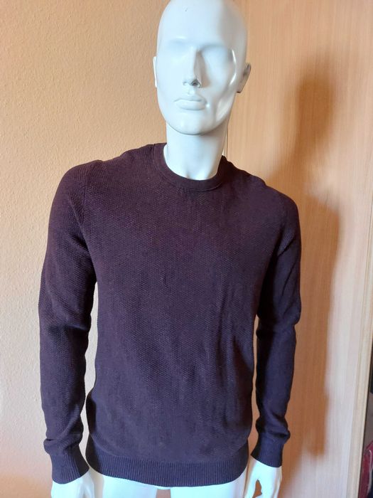 Sweter bordowy Jack & Jones