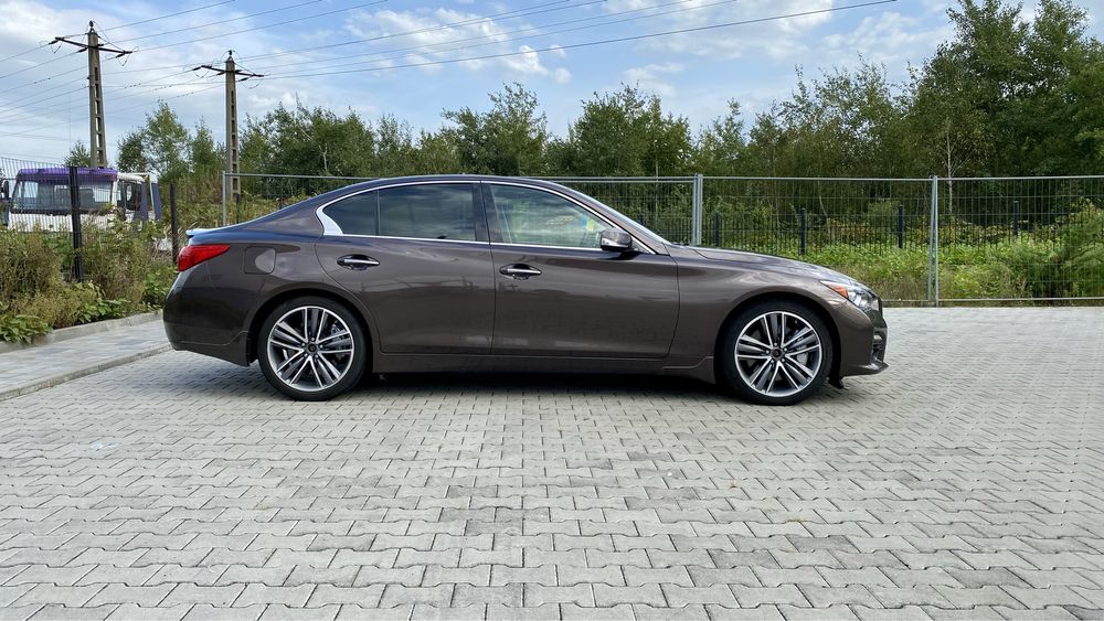 Infiniti Q50S Silver Sport 2016 AWD 3.0 Turbo