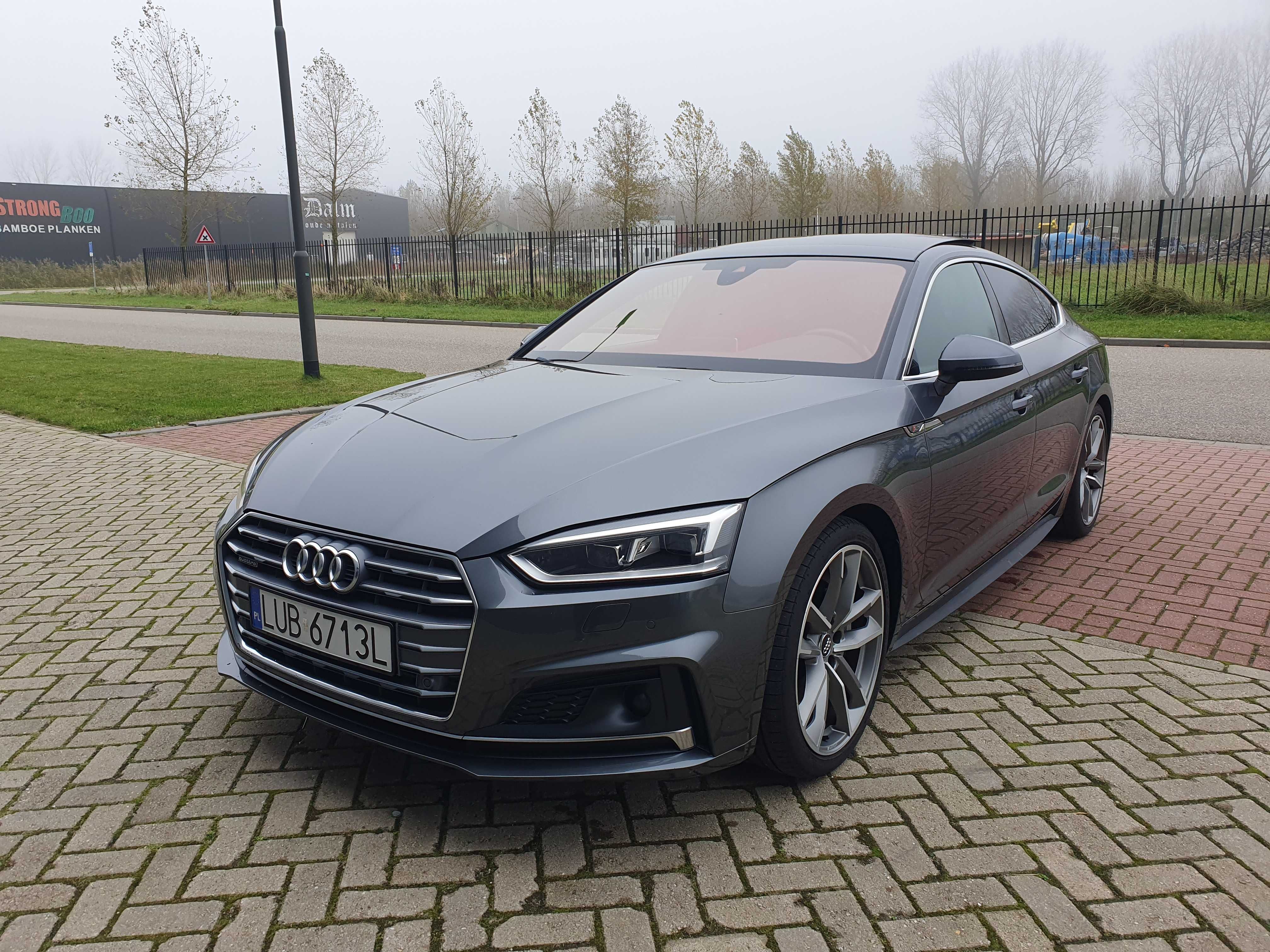 Audi A5 F5 Quattro_Daytona Grey_S-line_2018r_B&O_CompSport 317KM_484NM