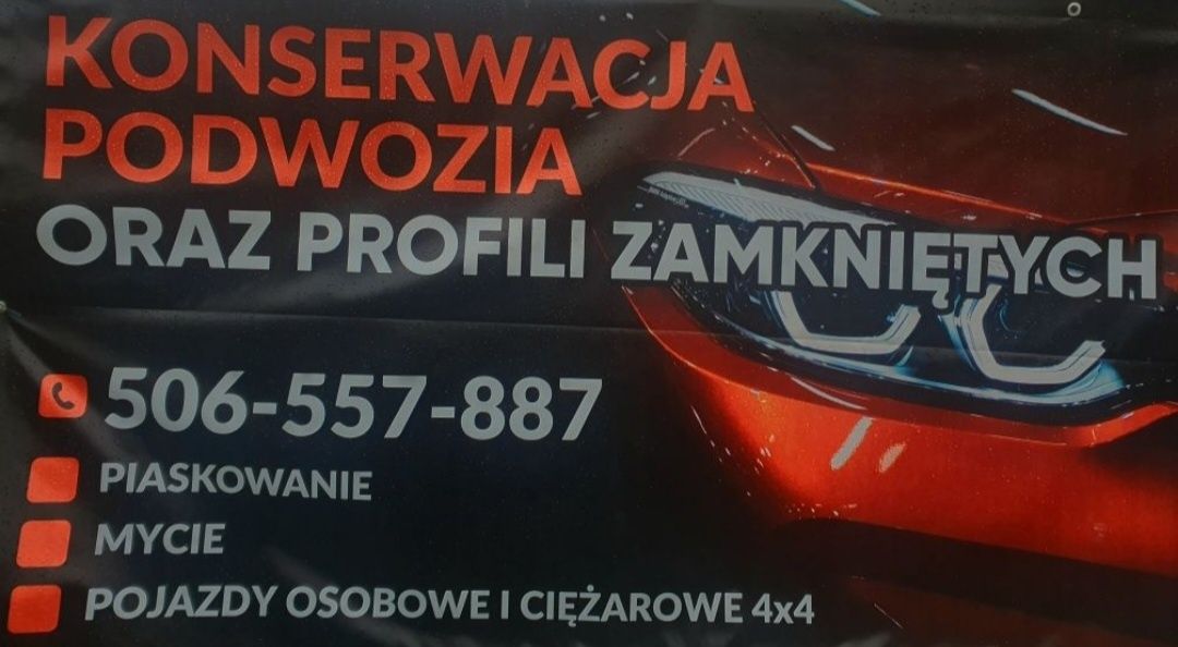 PIASKOWANIE Konserwacja podwozia pojazdy osobowe oraz ciężarowe 4x4