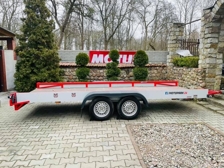 Wynajem przyczepka przyczepa lekka motocyklowa DMC 750kg na kat.B 4,5m