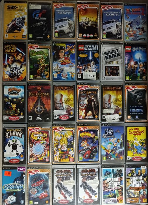 Gry na PSP * Gry Sony PlayStation Portable * Kolekcja * wysyłka *