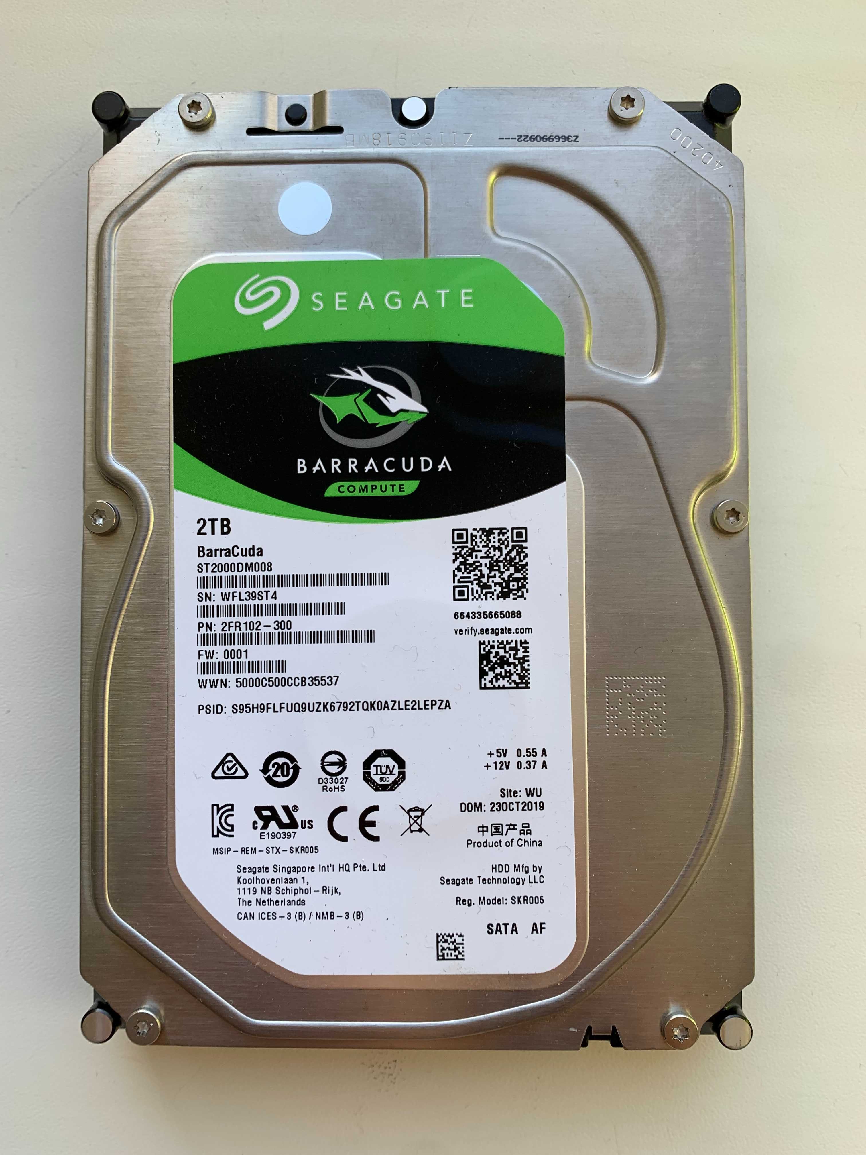 Жесткий диск Seagate Desktop 2019 2TB 256MB ST2000DM008 3.5 SATAIII