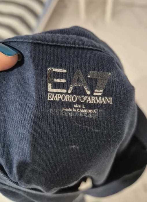 Koszulka męska Emporio Armani oryginał granatowa