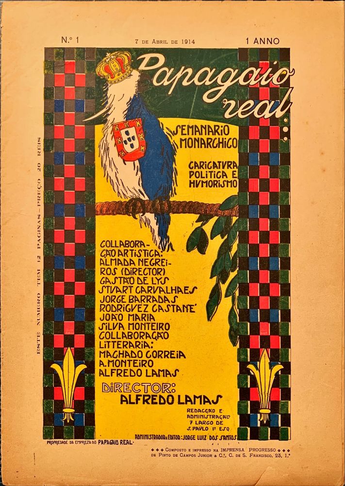 Papagaio Real - 1914 - Almada Negreiros