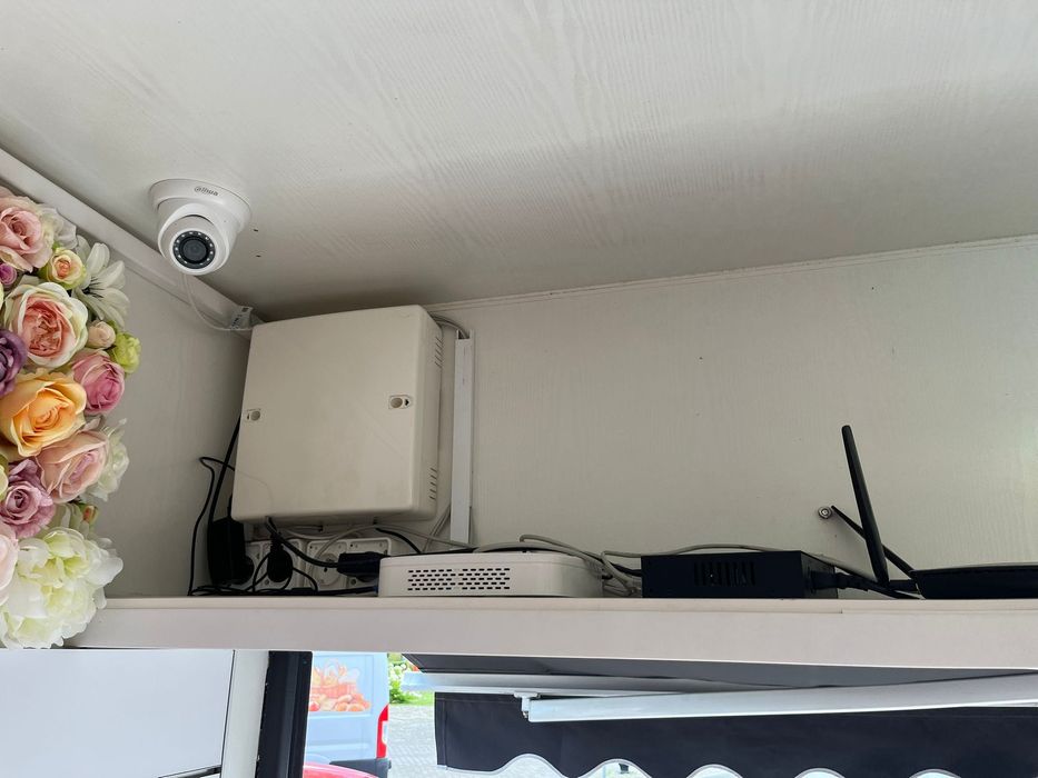 OKAZJA! Kiosk handlowy pawilon sklep kontener ALARM KAMERY