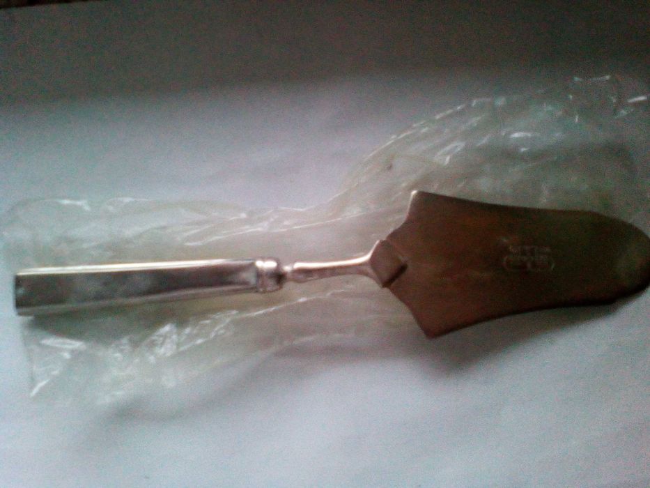 nowa łopatka do ciasta posrebrzana