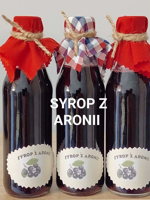 Syrop z  z owoców aronii