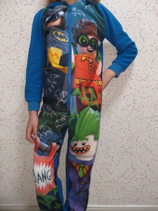 Пижама слип на 7-8лет флис