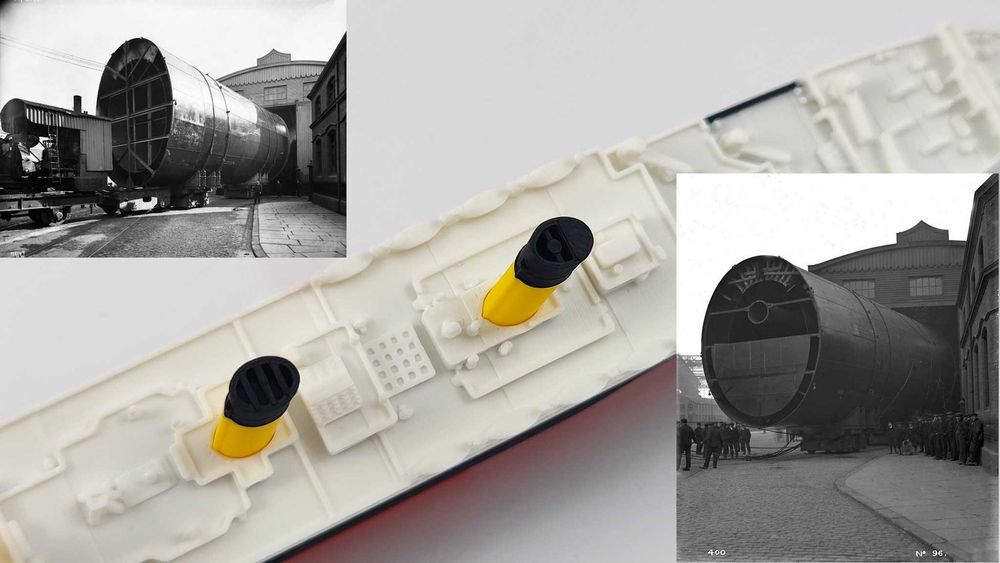 RMS Titanic model łamany z magnesami! – 269 mm (Skala 1:1000)