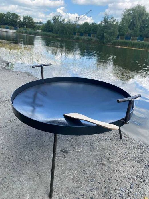 садж, жаровня з диску борони, сковорода для пікніка, мангалу