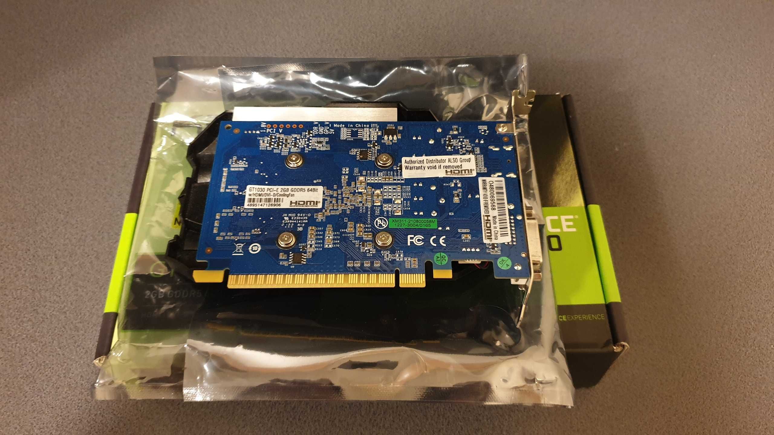 KFA2 GeForce GT 1030 2GB GDDR5
