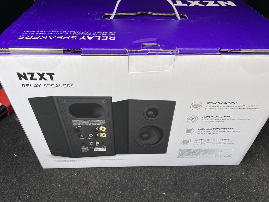 Colunas NZXT 80w NOVAS