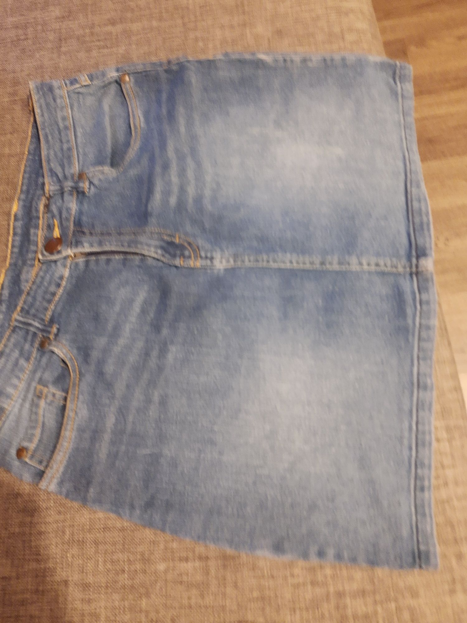 Spódnica mini jeans rozm. 42