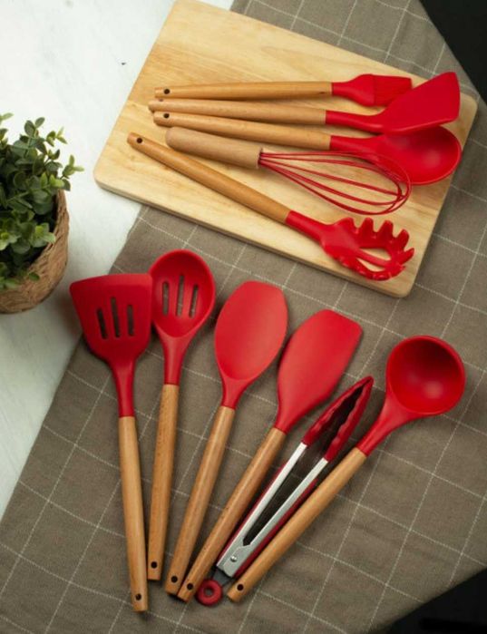 Силіконовий кухонний набір 12 предметів