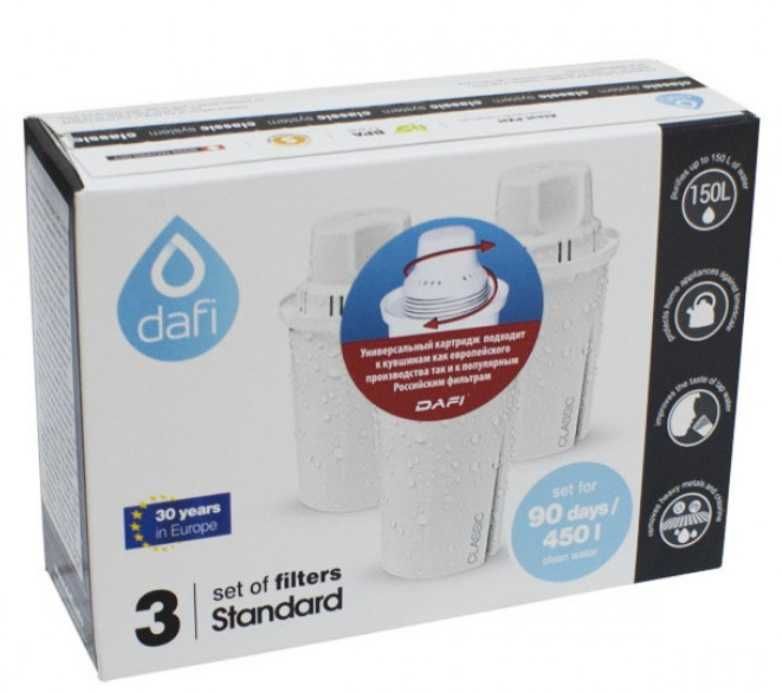Картридж DAFI Замінний фільтр для глечиків Brita Бар'єр Наша вода