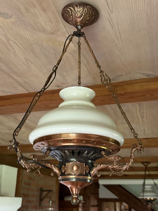 Lampa żyrandol w stylu secesyjnym 2szt. Cena za szt.